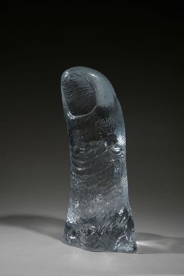 BACCARAT & César BALDACCINI dit CÉSAR (1921-1998) Pouce