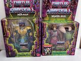 two action figures that are on display in the box