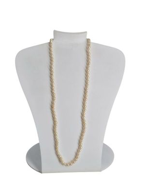 Collier de perles de culture en chute, le fermoir en or