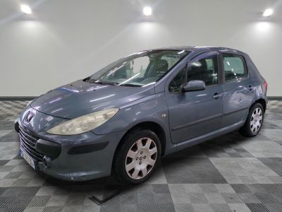 a picture of a blue car parked in a garage