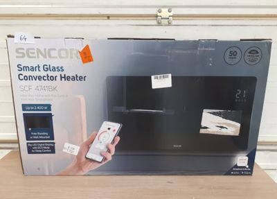Radiateur intelligent Wi-Fi en verre - SENCOR - SCF 4741BK -…