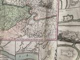 an old map of the country of england with a map of the country of england in the middle