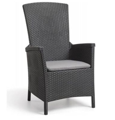 Fauteuil de jardin VERMONT Allibert by KETER - Dossier incli…