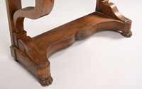 Console en placage d'acajou ouvrant par un tiroir en ceintur… (photo 5)