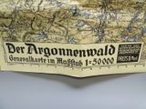 an old map of germany on display in a museum