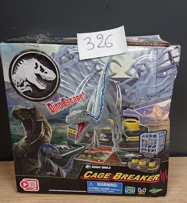 Jeu de société avec T-Rex et cage - EPOCH - Jurassic World C…