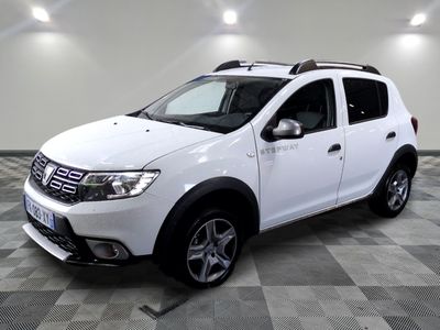 a picture of a white dacia parked in a room
