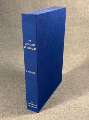 a blue book sitting on top of a table