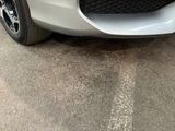 a car that is parked on the side of the road