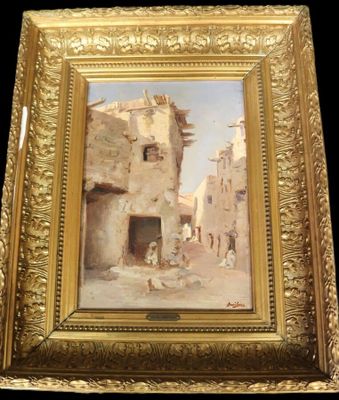 Alcide BERITEAU (1862-1943) Ruelle d'Afrique du Nord - Photo 1
