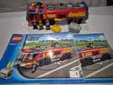 a lego city fire truck and a lego city fire truck