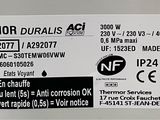 a label on the back of a refrigerator that says thermor dual aci