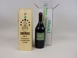 a bottle of wine next to a box of wine