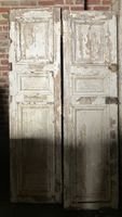 Double portes en chêne mouluré et laqué, de type Haussmanien… (photo 6)