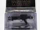 a close up of a toy gun on a white background