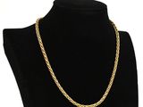 a gold chain necklace on a mannequin mannequin mannequin mannequin mannequin mannequin mannequin mannequin manne