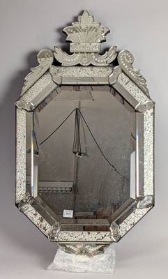 a mirror that is sitting on top of a table