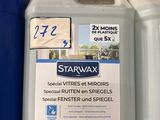 three bottles of starwax on a wooden table