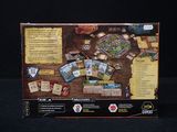 a box with a card game on it on a table
