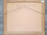 an old picture of a piece of paper with a piece of string attached to it