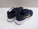 nike navy blue and gold sneakers size 7 5