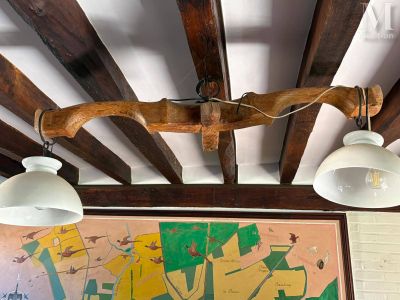Suspension joug de bœuf À deux lumières