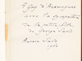 an old book with a handwritten poem on it