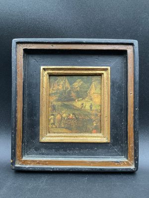 Encadrement d’une reproduction d’une œuvre de Théobalt MICHA…