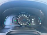 a close up of a car dashboard with a speedometer