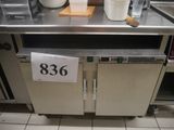 a sign that says 866 on the side of a kitchen counter