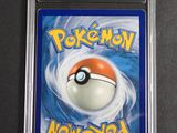 a close up of a card with a pokemon logo on it