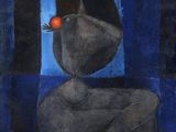 une image représentant un tableau d'une femme tenant une pomme à la main