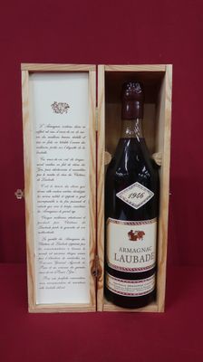 an image of a bottle of liquor in a wooden box