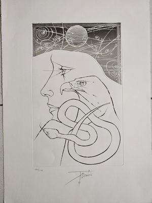 un dessin en noir et blanc d'un homme et d'une femme