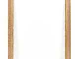 an old gold frame with a white background