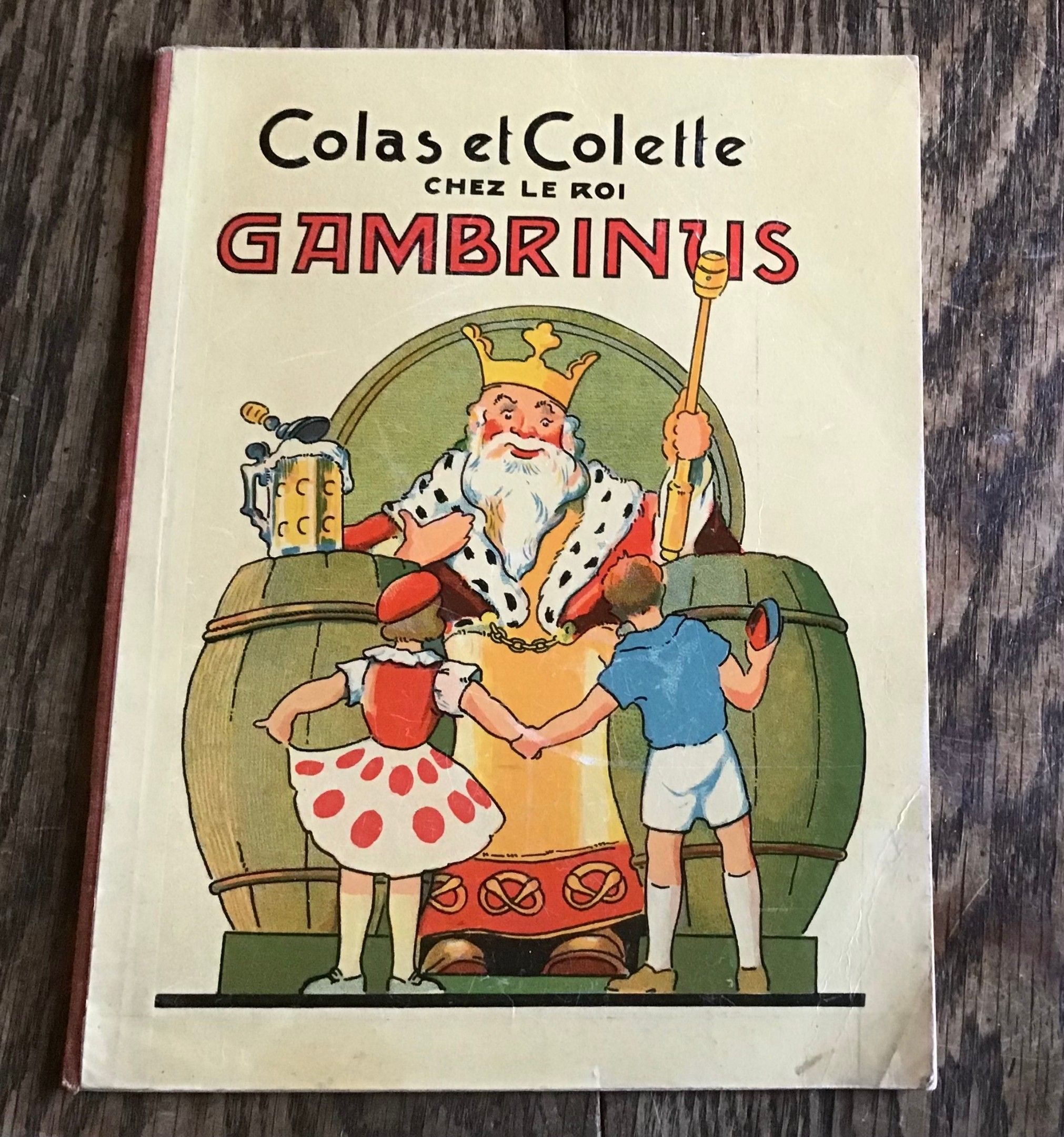 Jean Morette Colas et Colette Chez le Roi Gambrinus Arts ModernesGraphiques Bel état