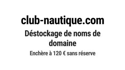 Nom de domaine club-nautique.com.