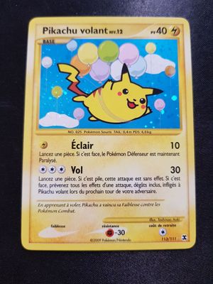 PLATINE Rivaux émergeants - Pikachu volant 113/111 - Near mi…