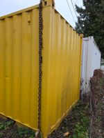 T49: Container maritime jaune avec établi et étau (photo 4)