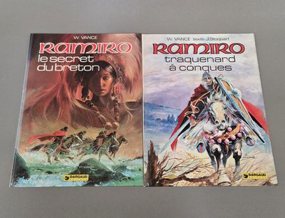 LOT de deux BD William VANCE : "Ramiro Le secret du breton",…
