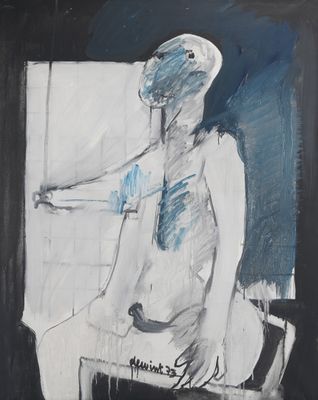 une image représentant un tableau où l'on voit une femme assise sur une chaise