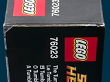 a black box with a red and yellow logo on it
