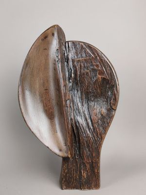 une image représentant une sculpture en forme de coquillage sur fond blanc
