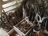 a lot of tools that are sitting on the floor