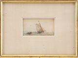 an image of a painting of a sailboat in the water