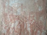 an image of a drawing of a group of people in a room