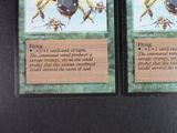 two cards that have a picture of a bee on them