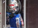 an open case with a bunch of items inside of it