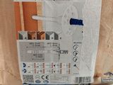 a cardboard box that has a picture of a tv on it