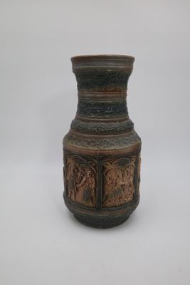 JASBA, Allemagne Vase en céramique à décor de saynettes médi…
